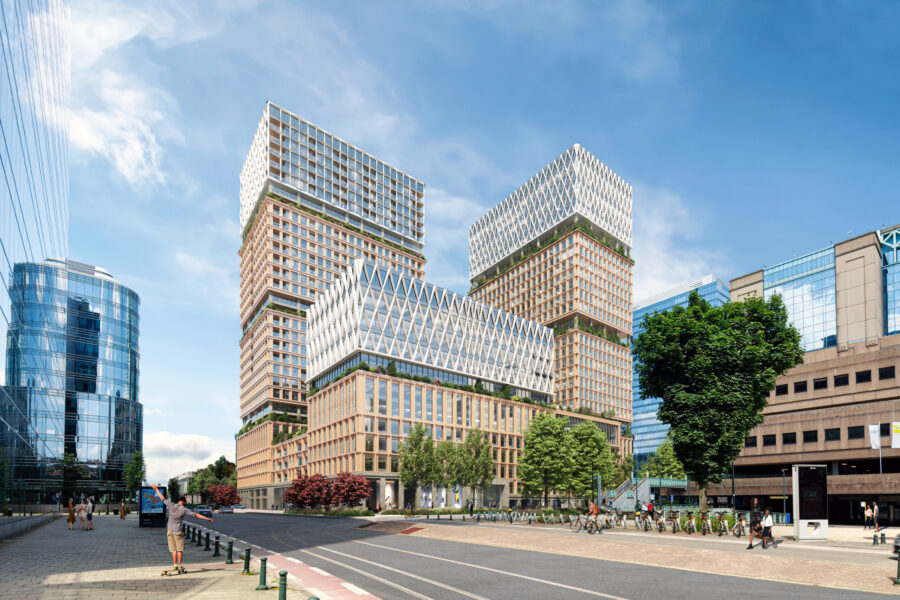 Bel Towers Brussels © UNBUILT