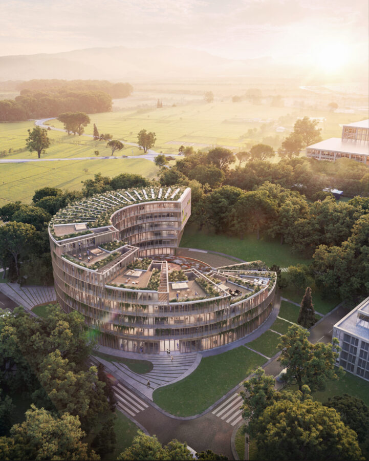CERN building 777 Birds Eye