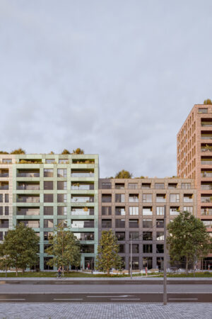 Žižkov City Prague Residential Urban Blocks