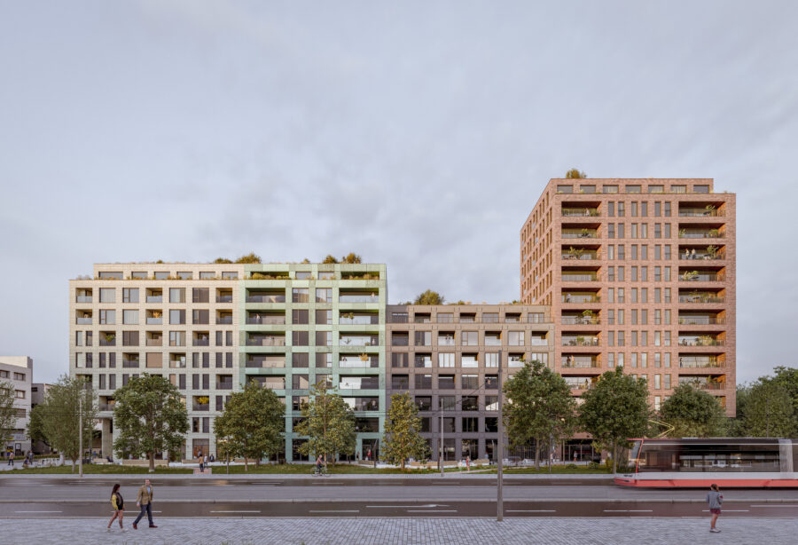 Žižkov City Prague © Neutelings Riedijk Architects with Studio MA