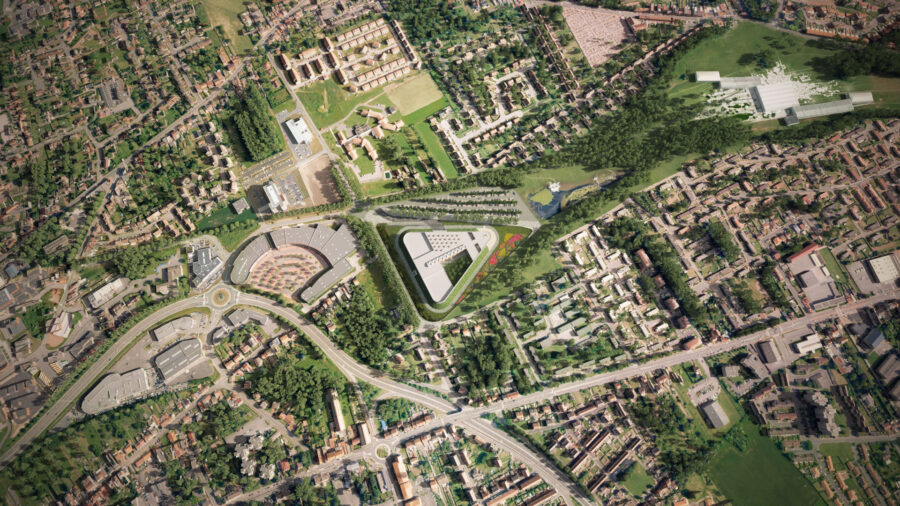 Embedded in the terrain, the project extends the regional landscape while safeguarding the Louvre’s collections with precision and care.